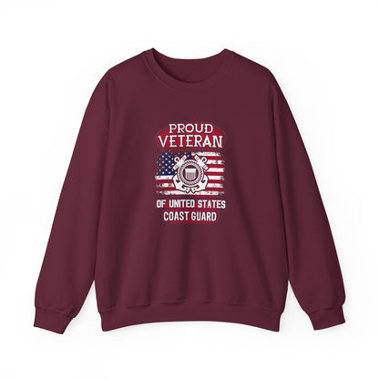 Proud Veteran of United States Coast Guard Sweatshirt