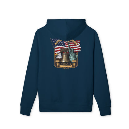 Liberty Bell Anniversary Hoodie — American Flag & Statue of Liberty Design