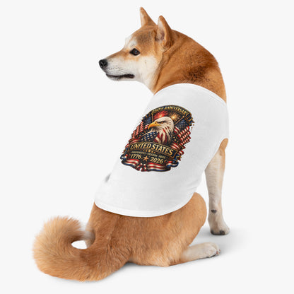 Patriotic Pet Tank — 250th United States Anniversary Eagle (1776–2026)