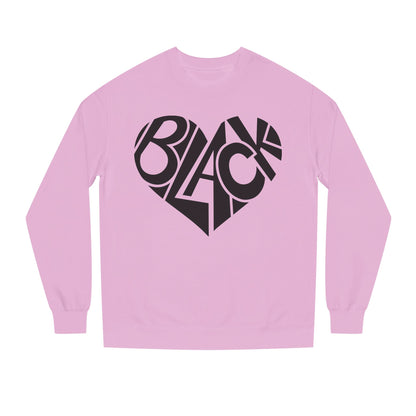 Black Heart Crewneck Sweatshirt