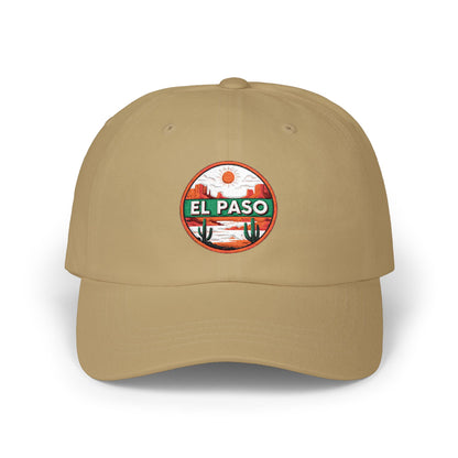 El Paso Sunset Dad Cap - Embroidered Desert Patch Baseball Hat