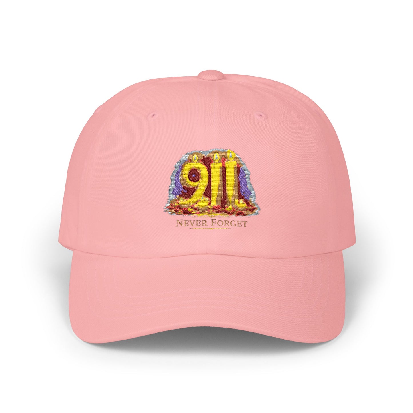 Dad Cap — '9/11 Never Forget' Memorial Embroidered Baseball Hat