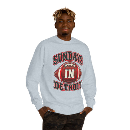 Sundays in Detroit Football Sweatshirt