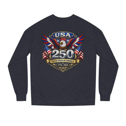 USA 250th Anniversary Sweatshirt — Patriotic Eagle 1776–2026 Crewneck