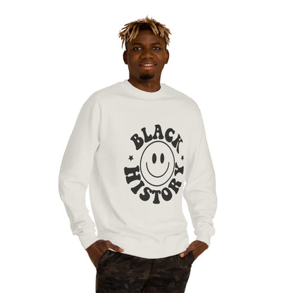 Black History Smiley Crewneck Sweatshirt