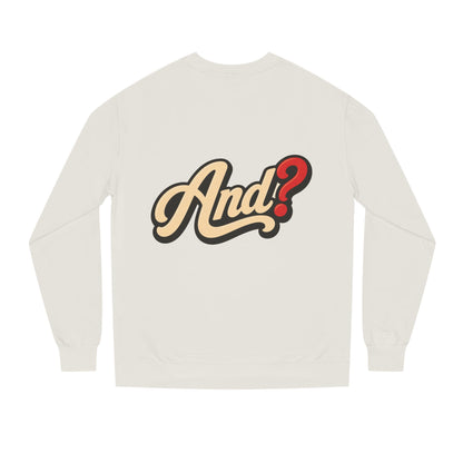 And? Retro Script Crewneck Sweatshirt