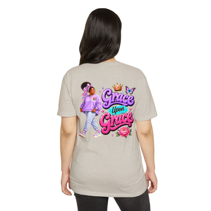 Grace Upon Grace T-Shirt — Inspirational Girl Faith Tee