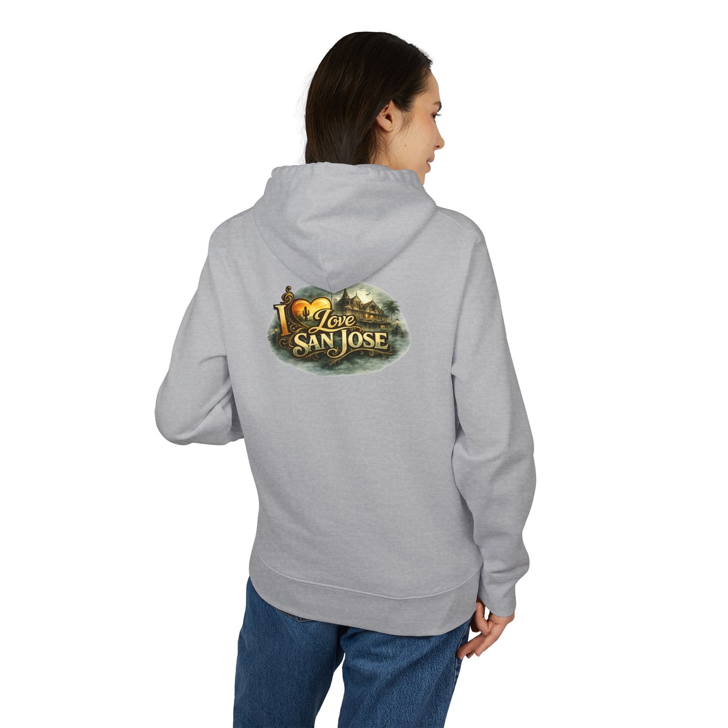 San Jose Hoodie — I Love San Jose Scenic City Sweatshirt