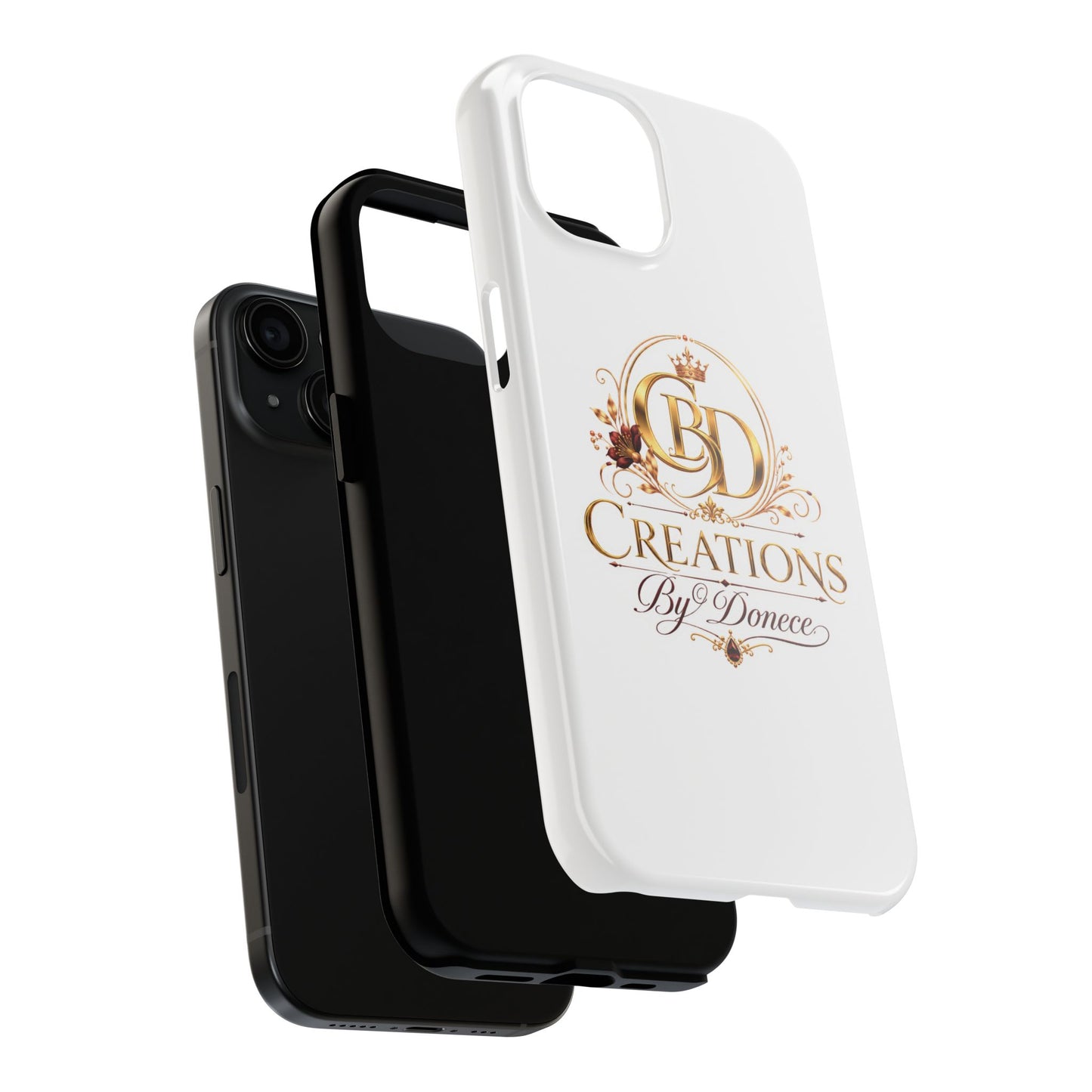 BD Creations By Donece Elegant Logo Tough Phone Case — Protective iPhone Cover
