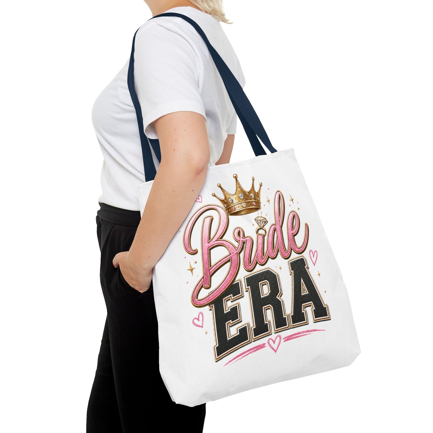 Bride Era Tote Bag — Bachelorette Bride Crown Tote for Bridal Shower & Wedding Weekend