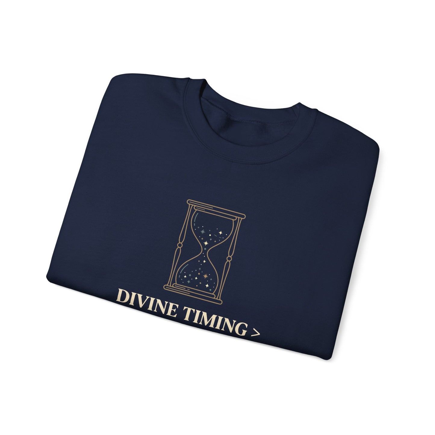 Divine Timing Human Rushing  Sweatshirt