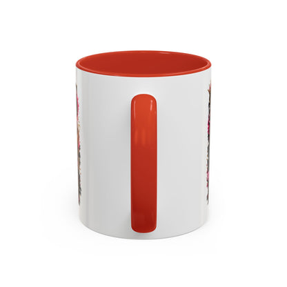 Accent Coffee Mug - "Nails Speak Louder Than Words" Pink Nail Tech Coffee Mug