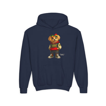 Youth Hoodie — 'Proud Heritage' Teddy Bear Streetwear Kids Pullover