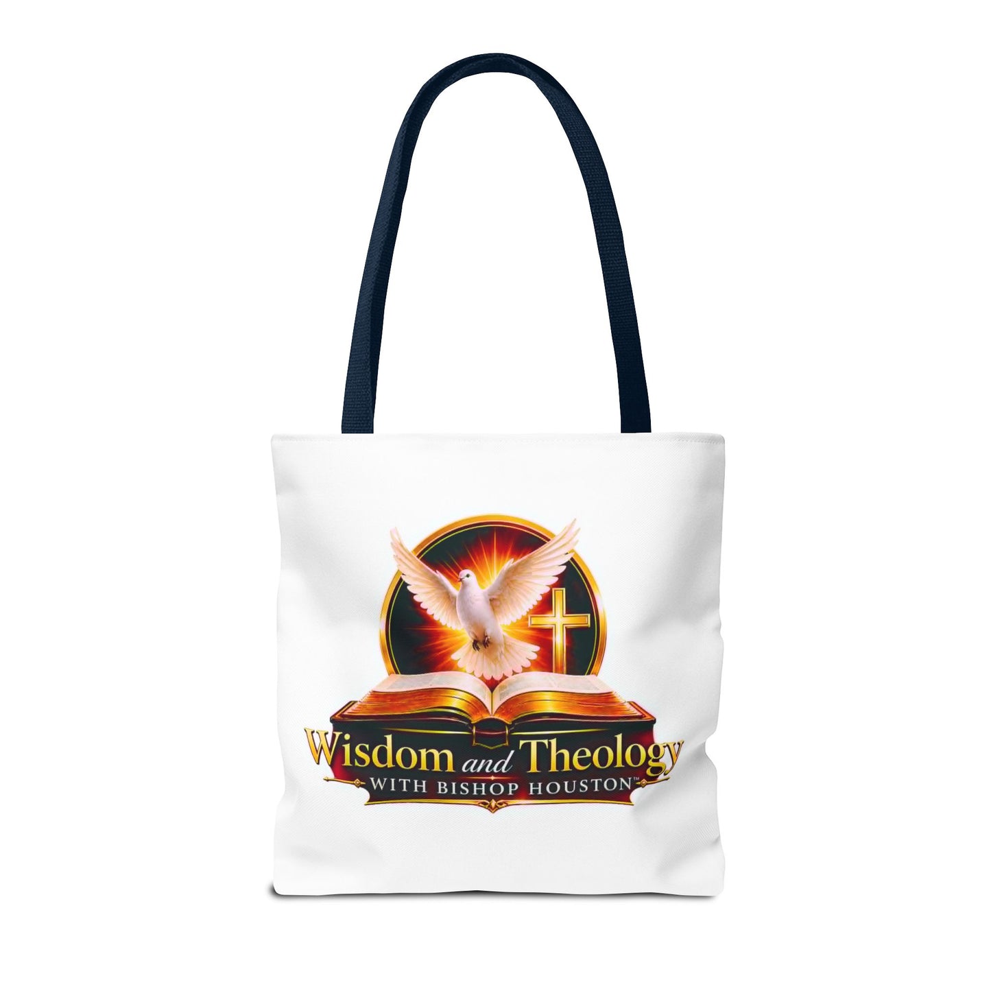 Christian Wisdom & Theology Tote Bag — 'Wisdom and Theology with Bishop Houston' Inspirational Faith Tote