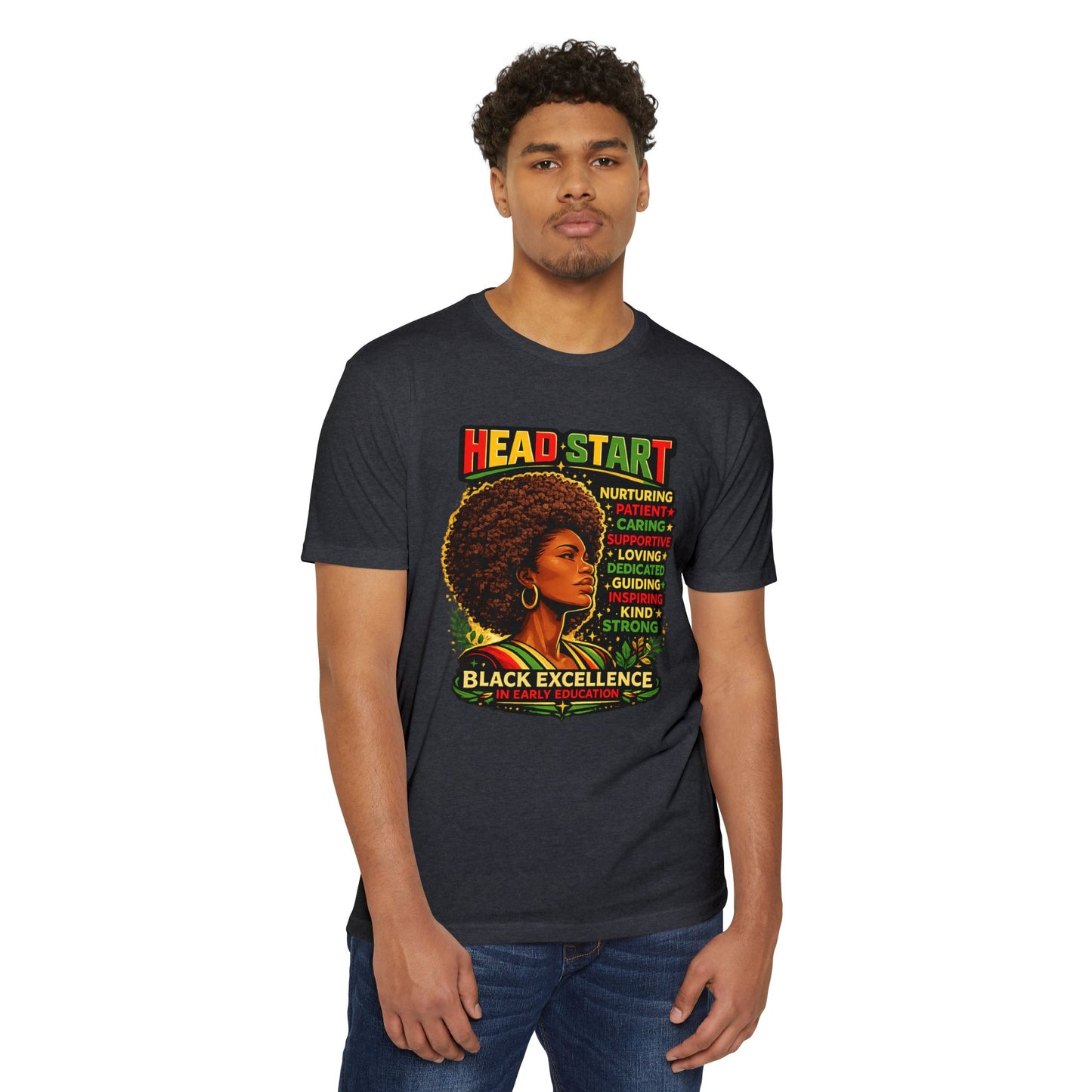 Head Start Black Excellence T-Shirt — Afrocentric Inspirational Graphic Tee