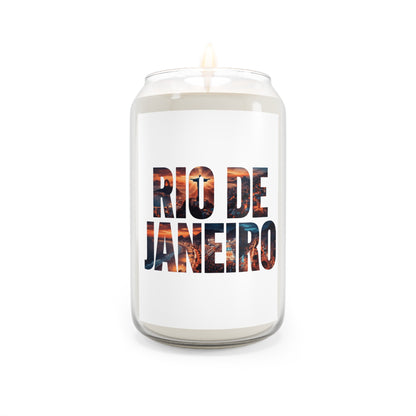 Rio de Janeiro Scented Soy Candle — 13.75 oz Tropical Beach Fragrance