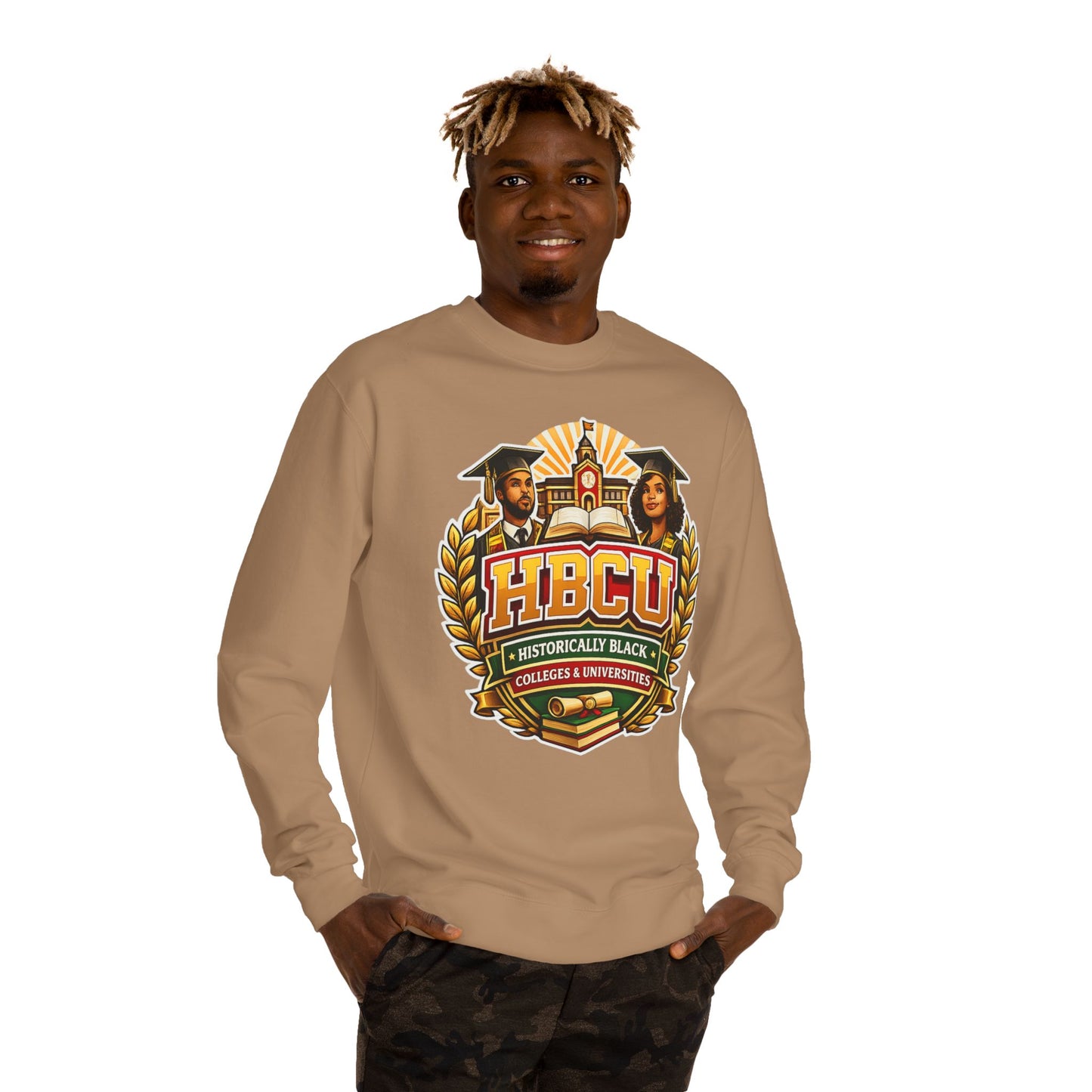 HBCU Crest Sweatshirt — Historically Black Colleges & Universities Crewneck