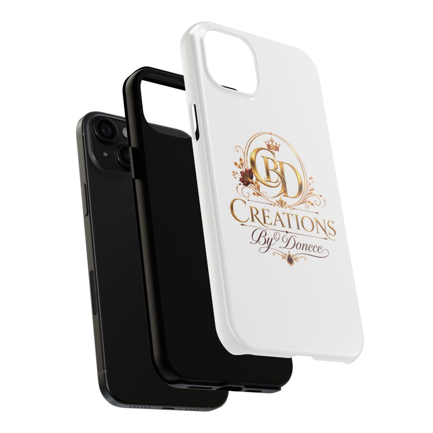 BD Creations By Donece Elegant Logo Tough Phone Case — Protective iPhone Cover