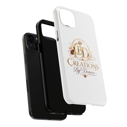 BD Creations By Donece Elegant Logo Tough Phone Case — Protective iPhone Cover