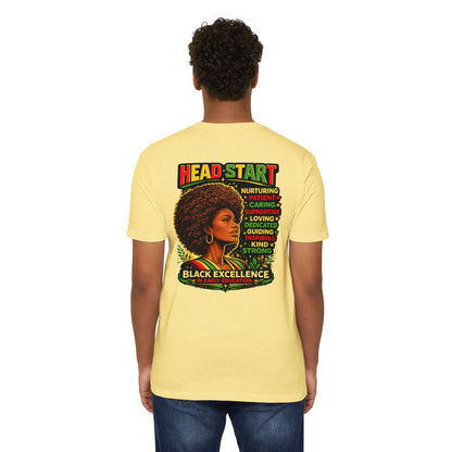 Head Start Black Excellence T-Shirt — Afrocentric Inspirational Graphic Tee