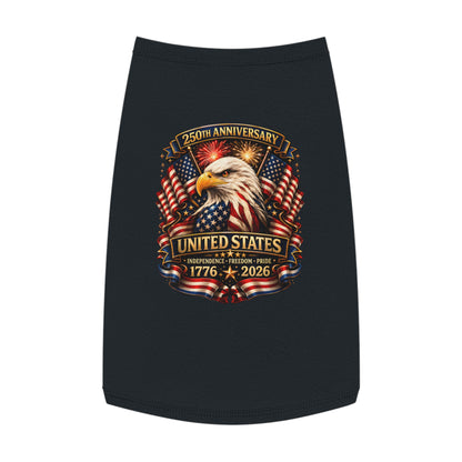 Patriotic Pet Tank — 250th United States Anniversary Eagle (1776–2026)
