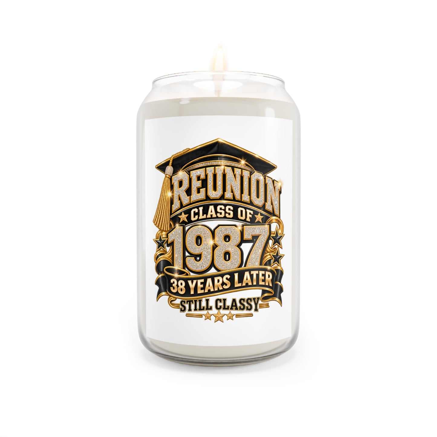 Reunion Class of 1987 Soy Candle — 38 Years Later 'Still Classy' Scented Candle