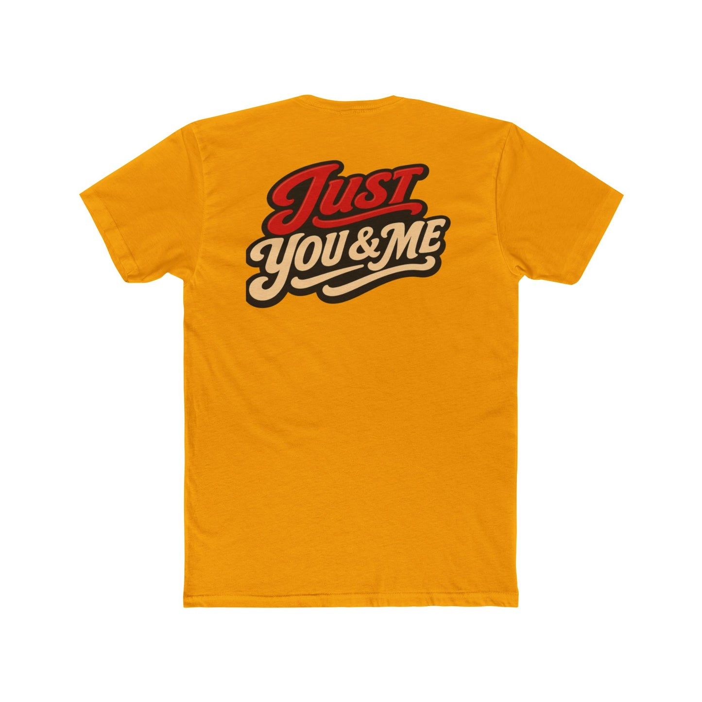 Just You & Me Graphic Tee — Retro Couples Love Shirt
