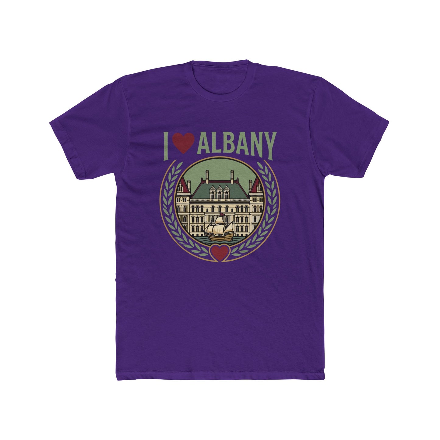 I  Albany T‑Shirt — Vintage Capitol Building City Pride Tee