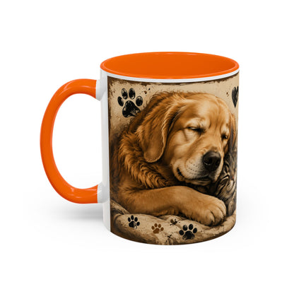 Coffee Mug – "A House Is Not A Home Without Paws" Pet Lover Accent Mug