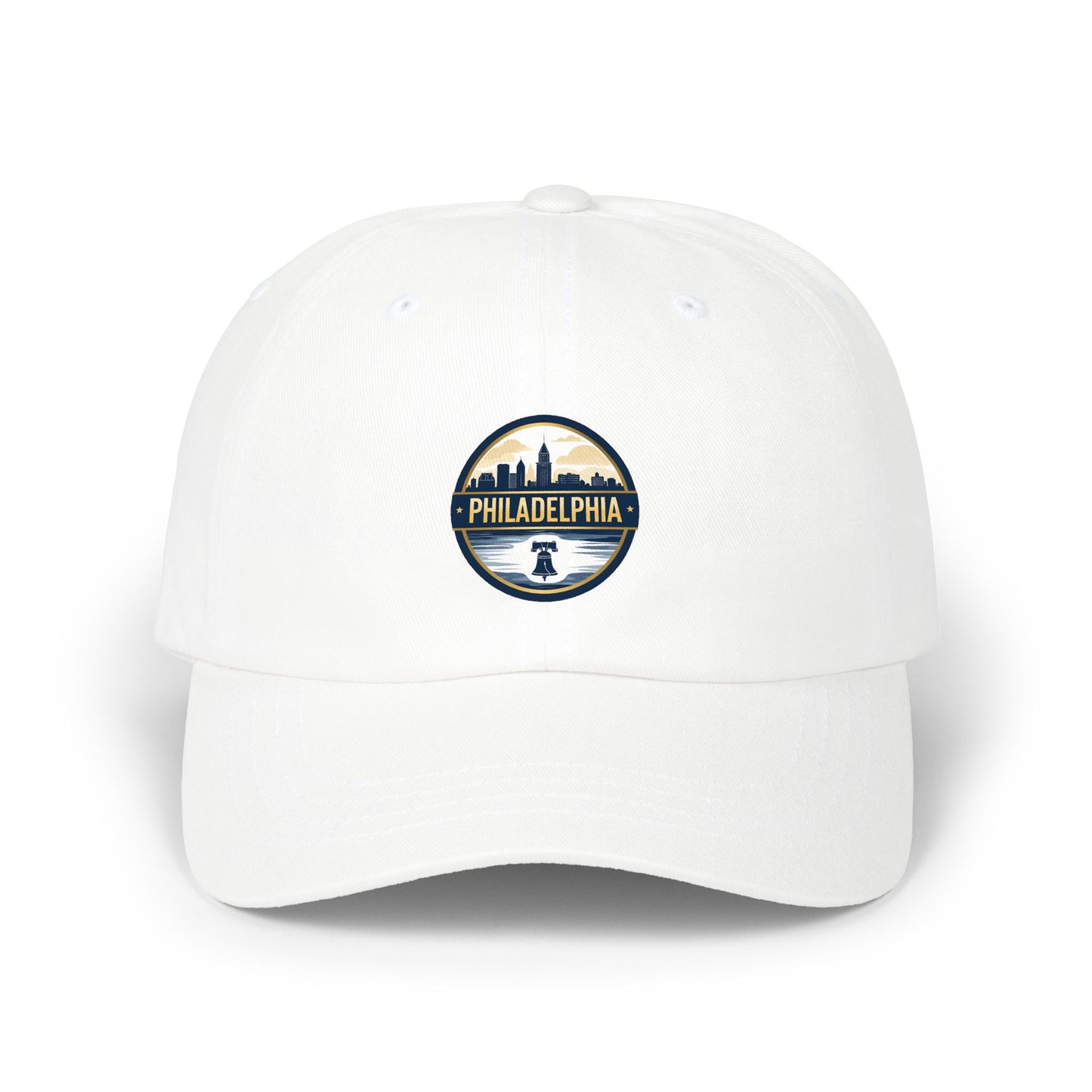Philadelphia Skyline Dad Cap - Classic Embroidered Philly Hat