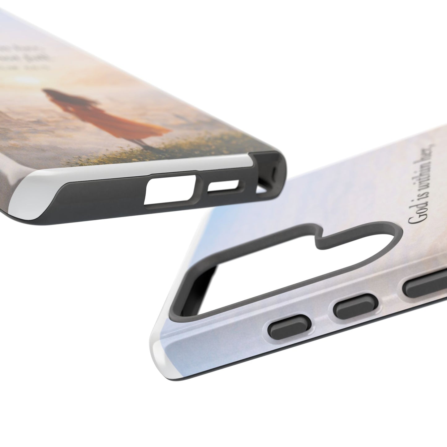 Inspirational Psalm 46:5 Phone Case — 'God is within her, she will not fall' Christian Phone Cover