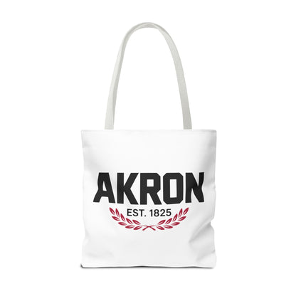 Akron Est. 1825 Tote Bag — City Pride Canvas Tote