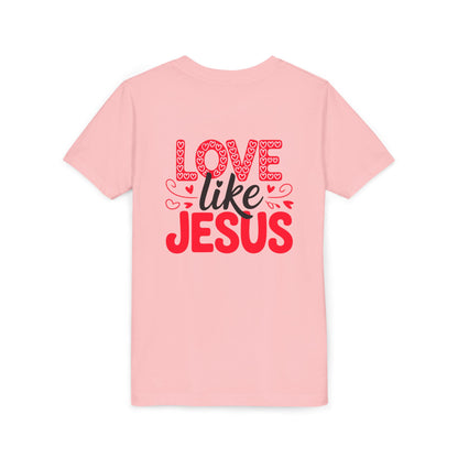 Youth Tee - "Love Like Jesus" Christian Kids Shirt