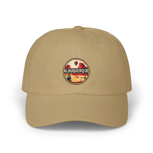 Albuquerque Sunset Dad Cap