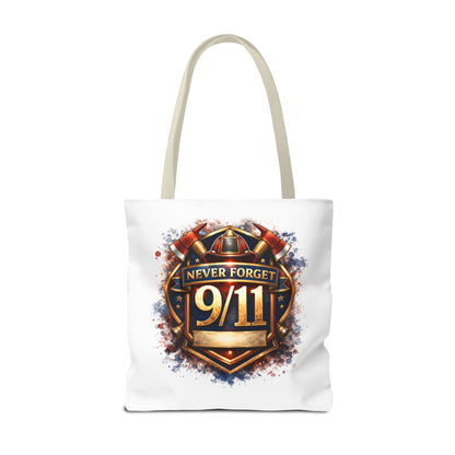 Never Forget 9/11 Memorial Tote Bag