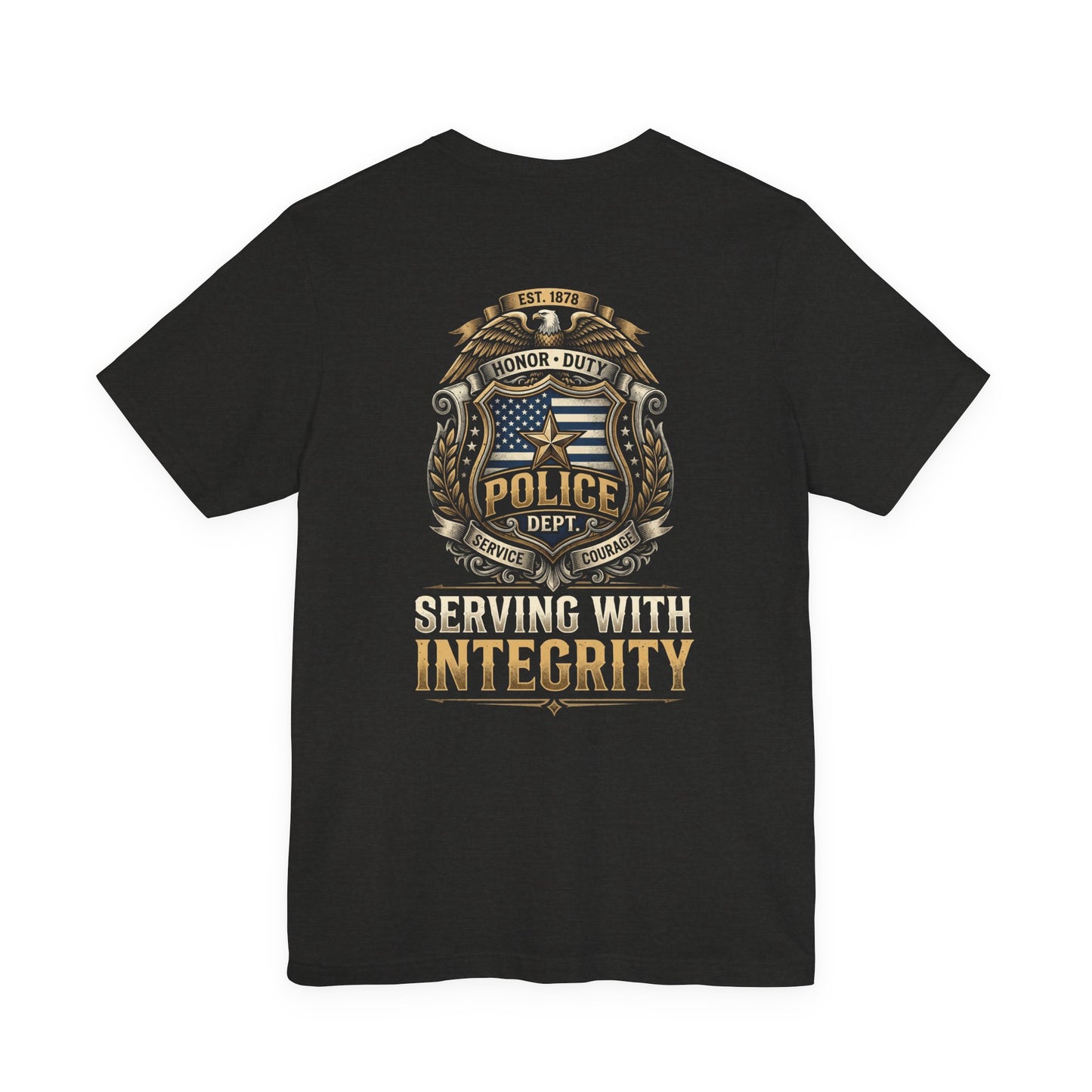 Police Badge 'Serving With Integrity' T-Shirt