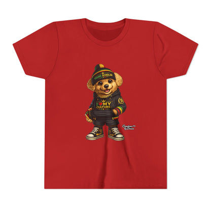 Youth Bear Graphic Tee – "I Love My Culture" Urban Streetwear