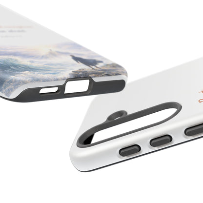 Inspirational 'Be Strong and Courageous' Phone Case — Joshua 1:9 Christian Protective Tough Case