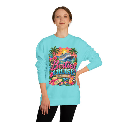 Besties Cruise Sweatshirt - Tropical Girls' Cruise Crewneck