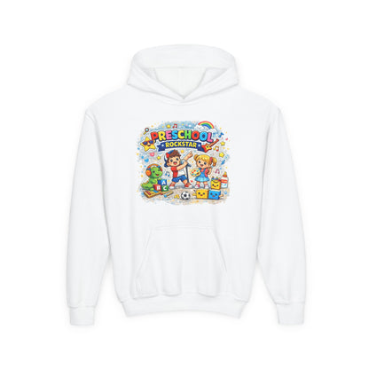 Preschool Rockstar Kids Hoodie — Cute Preschool Graduation & Back-to-School Sweatshirt
