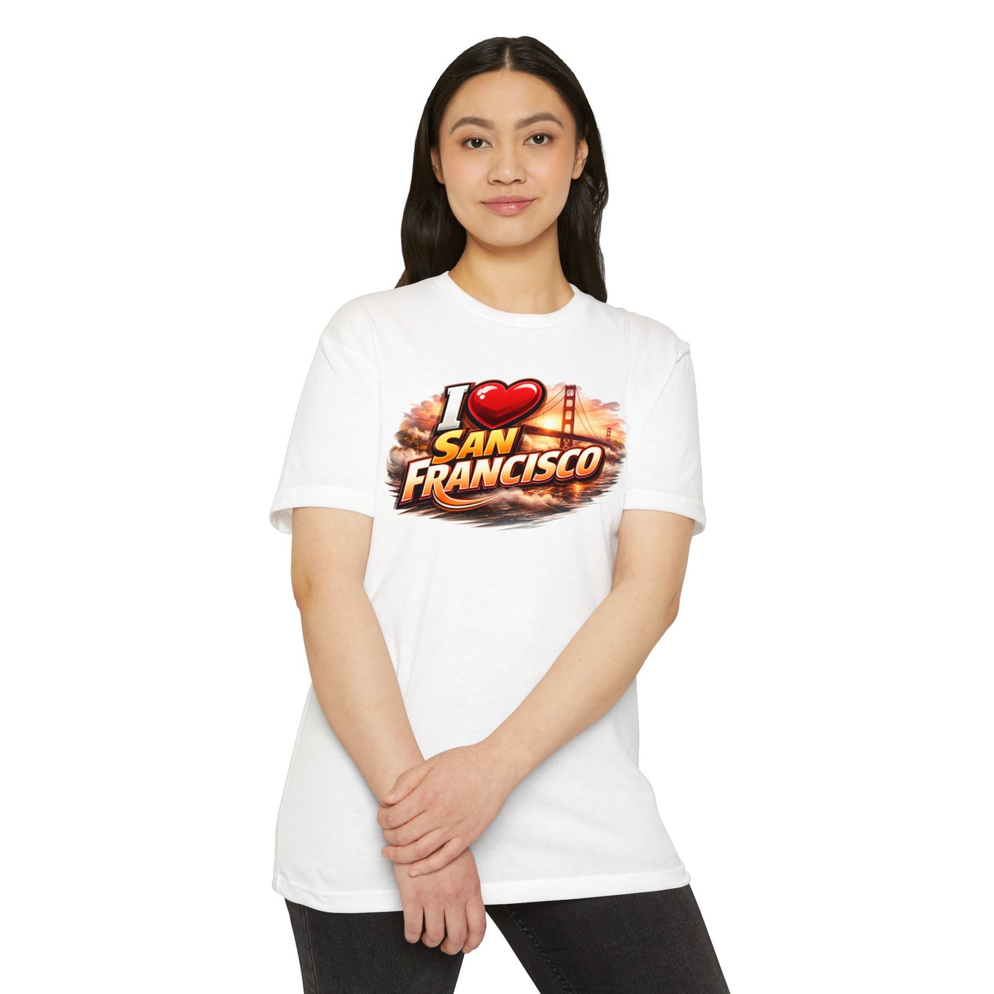 I  San Francisco T-Shirt — Golden Gate Sunset City Souvenir Tee