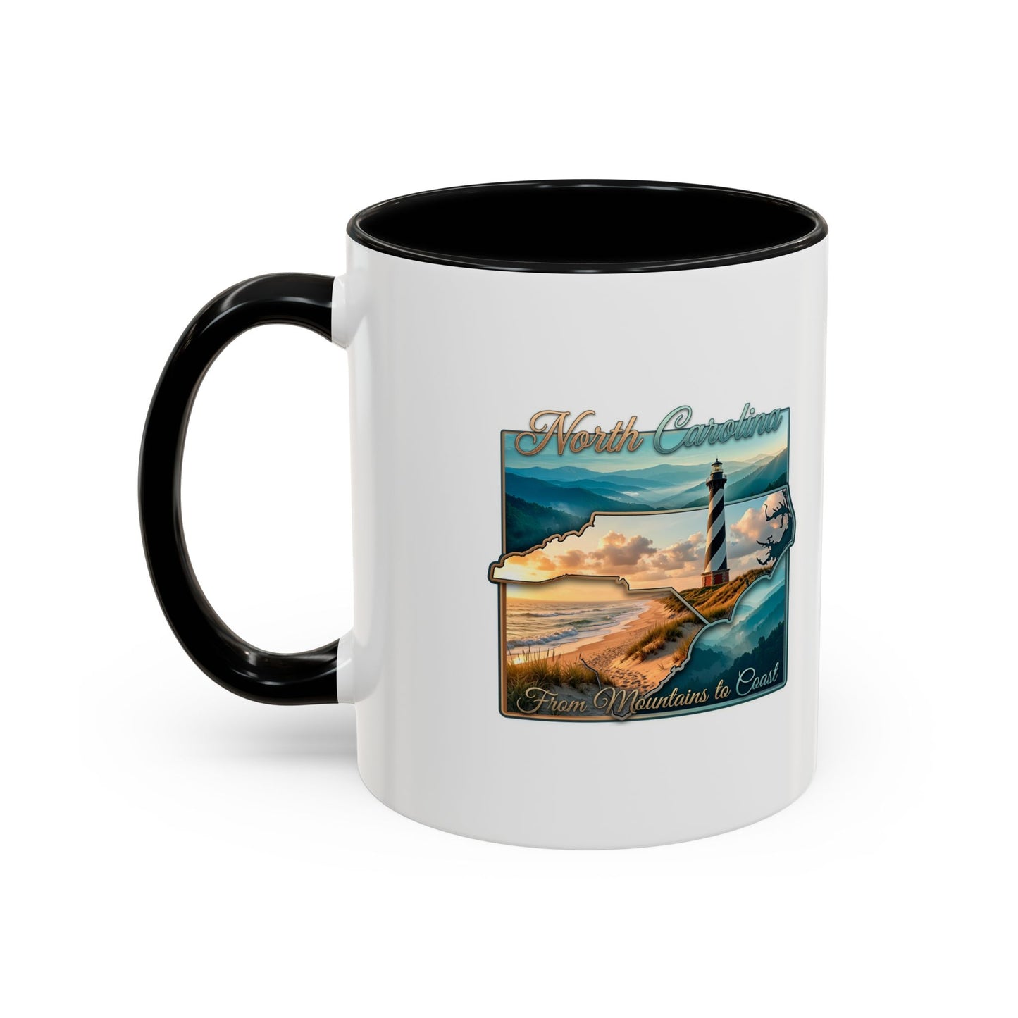 Coastal Lighthouse Coffee Mug – From Mountains to Coast Accent Mug