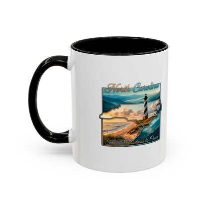 Coastal Lighthouse Coffee Mug – From Mountains to Coast Accent Mug