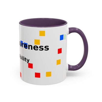 Autism Awareness Accent Mug - "See the Ability" Coffee Cup
