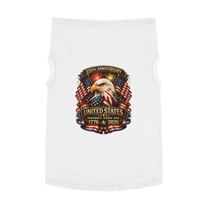 Patriotic Pet Tank — 250th United States Anniversary Eagle (1776–2026)