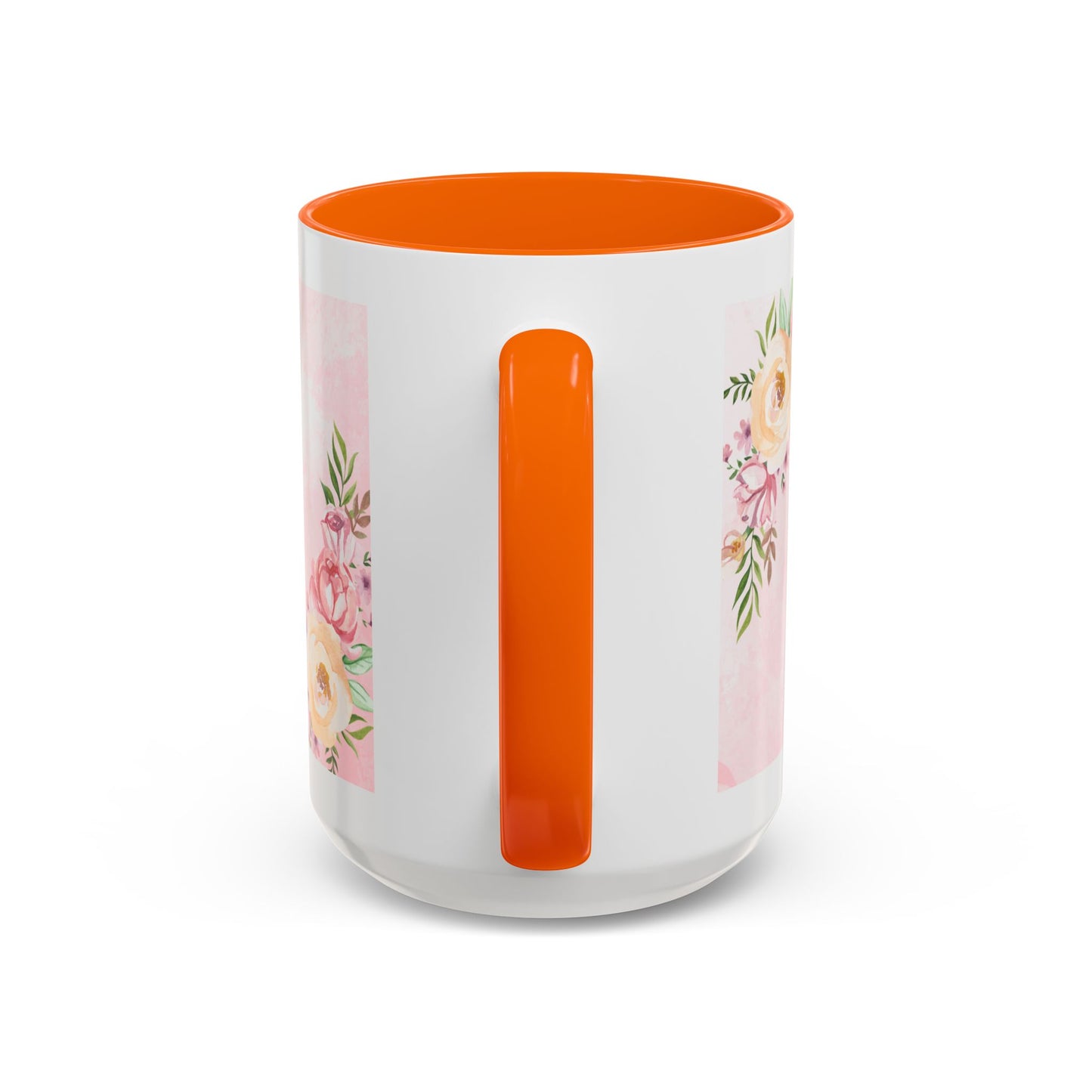 She is Mom Floral Accent Coffee Mug – ‘She is strong, loving, selfless and beautiful’ Gift for Mother’s Day