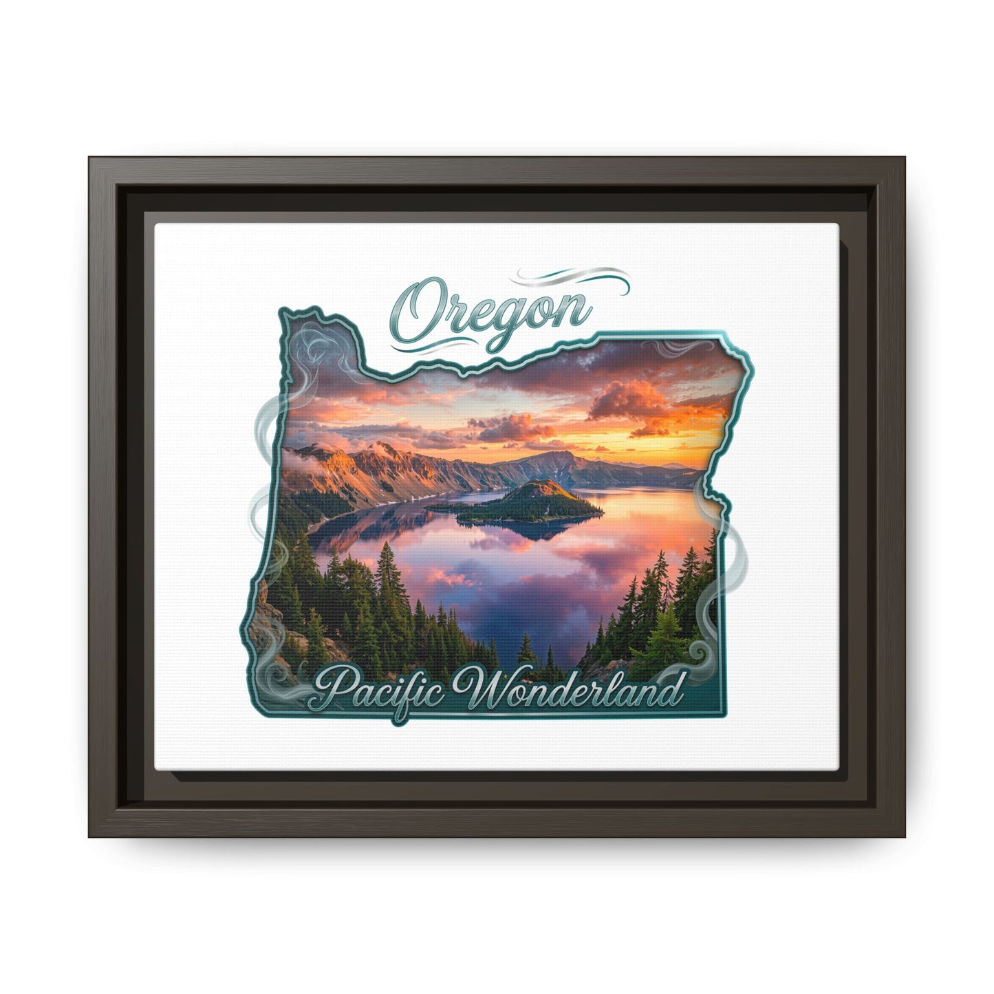 Matte Canvas, Framed (Multi-color)