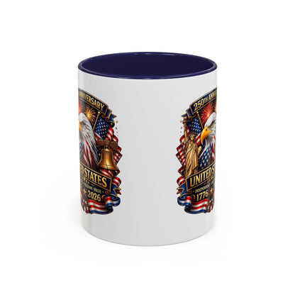 250th Anniversary United States Eagle Coffee Mug – Patriotic 1776–2026 Accent Mug