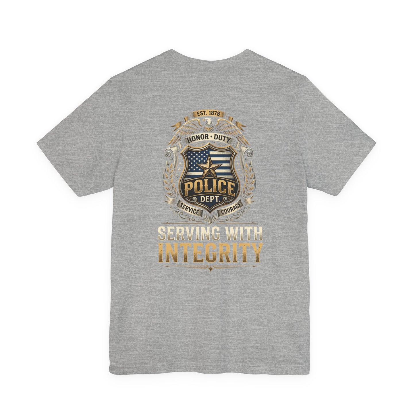 Police Badge 'Serving With Integrity' T-Shirt