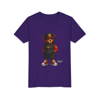 Youth Tee — 'Unity' Streetwear Teddy Bear Graphic Shirt